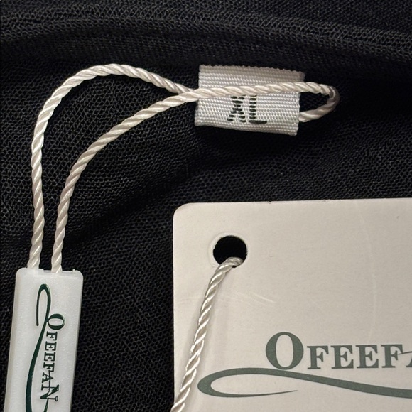 NWT OFEEFAN Women's Black Milkmaid Dress - Picture 6 of 8